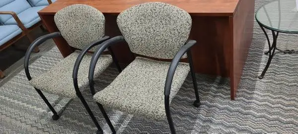 Guest Chairs on Wheels