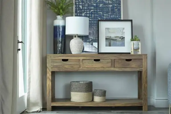 **Beautiful Console Table Made from Solid Wood**