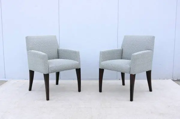 Contemporary Modern Sedona Guest Armchairs by Bernhardt Design a Pair