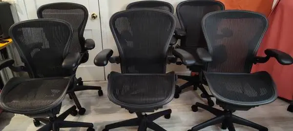 OFFICE CHAIRS HERMAN MILLER AERON SIZE B