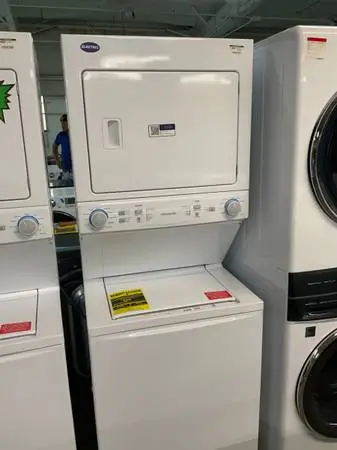 **FRIGIDAIRE WHITE 27” ELECTRIC LAUNDRY CENTER**ON SALE NOW**