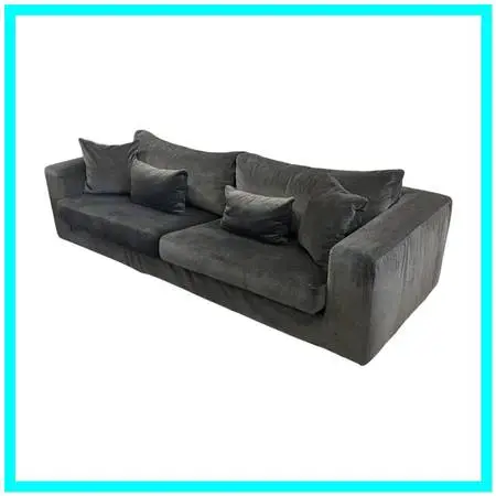 Limn Italia Charcoal Gray Sofa
