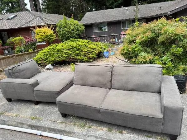 FREE Grey Sectional Couch