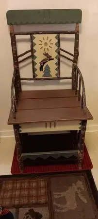 Rustic side chair