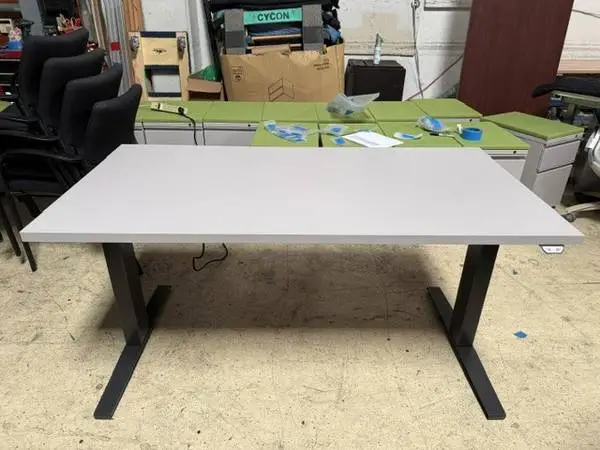 (11) Herman Miller Electric Height Adjustable Sit Stand Desks
