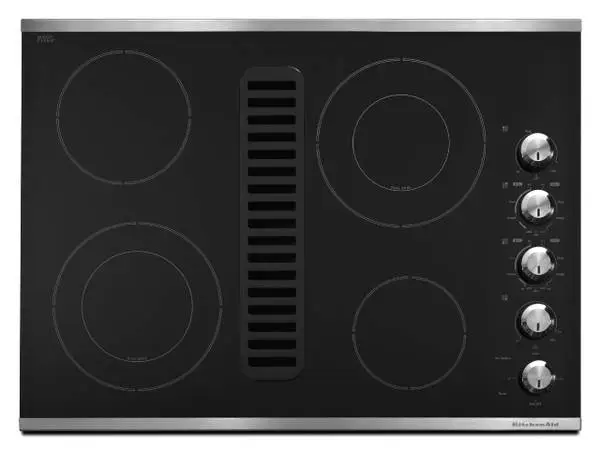 KitchenAid 30 Electric Cooktop with Downdraft