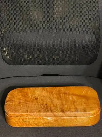 GORGEOUS BURLWOOD BOX 14 INCHES