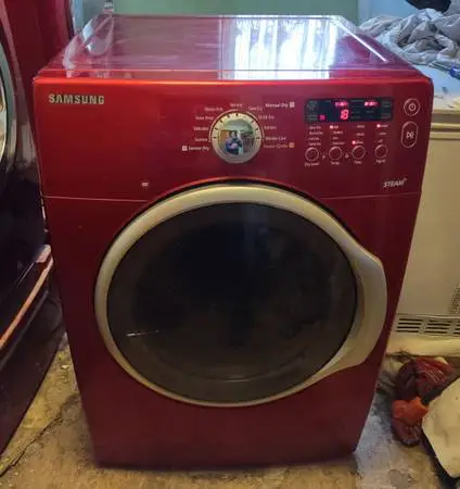 ELECTRIC DRYER SAMSUNG SUPER CAPACITY STACKABLE WITH STEAM