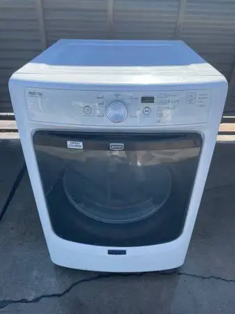 White maytag gas dryer