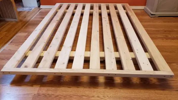 Low yoga full / double bed base