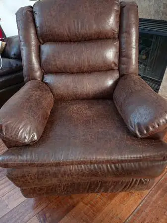 Recliner, used a few hours, so technically not new but almost