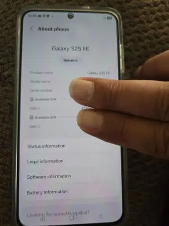 s25 FE galaxy samsung