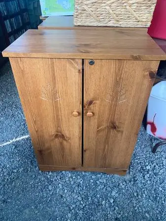 Sauder 2-Door Locking DVD Media Cabinet