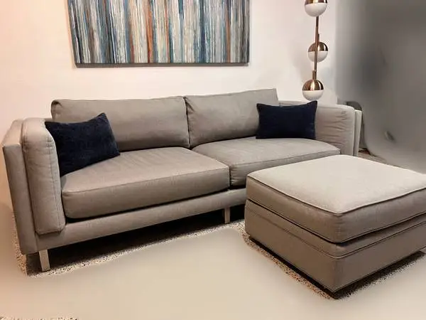 (+Delivery Opt.) Beautiful / MCM Room & Board Sofa + Ottoman!