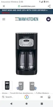 Cuisinart Programmable Coffee Maker