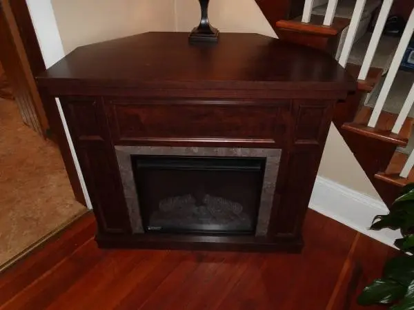 Wood Electric Fire Place