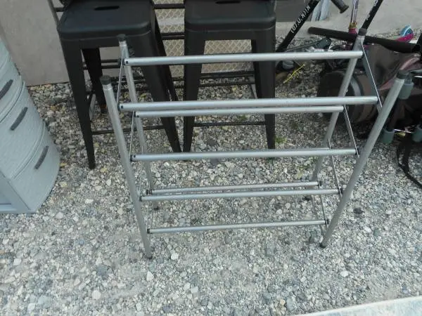 Adjustable Width 4 Tier Shoe Rack