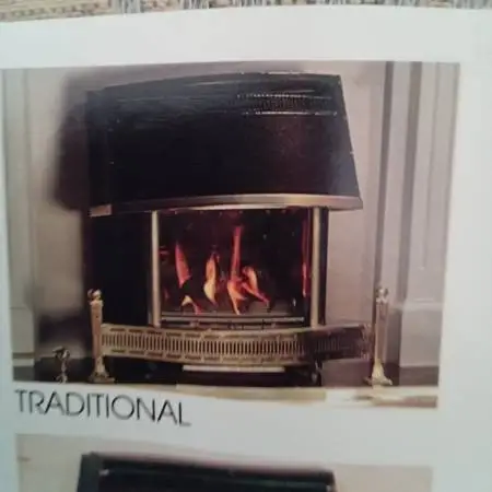 Fireplace, propane