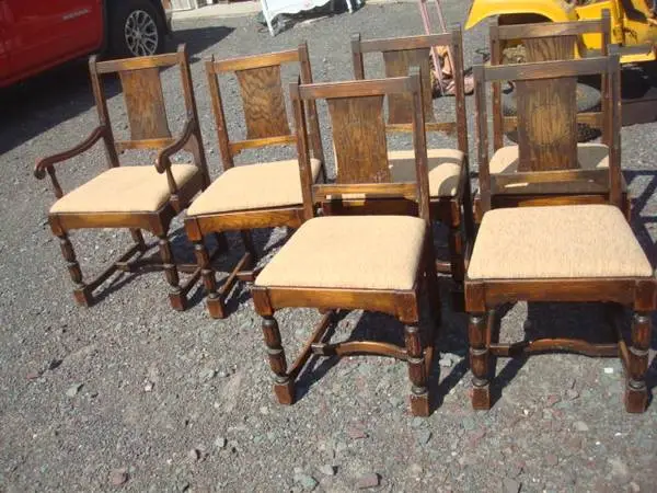 6 vintage chairs