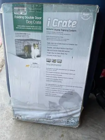 Medium Double Door Dog Crate