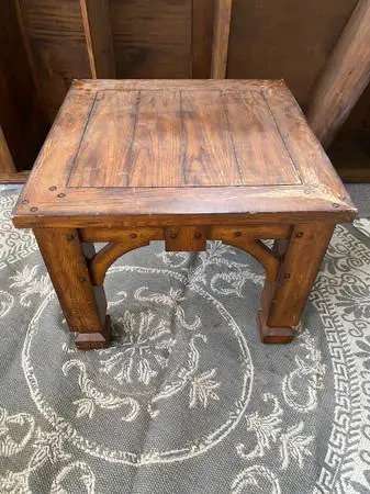 Very Solid Square Wood Table