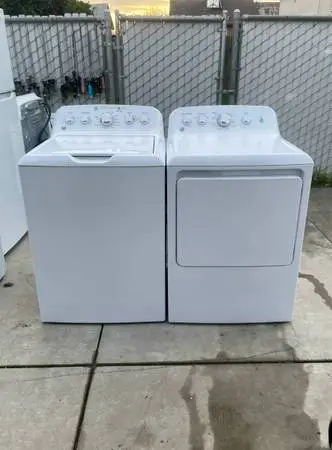 GE Washer & Gas Dryer with Warranty