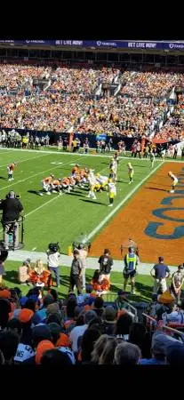 3 Broncos vs Vikings Section 101 Row 20 Aisle Seats + Parking Pass
