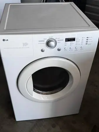 Front load LG dryer electric high efficiency works perfectly with