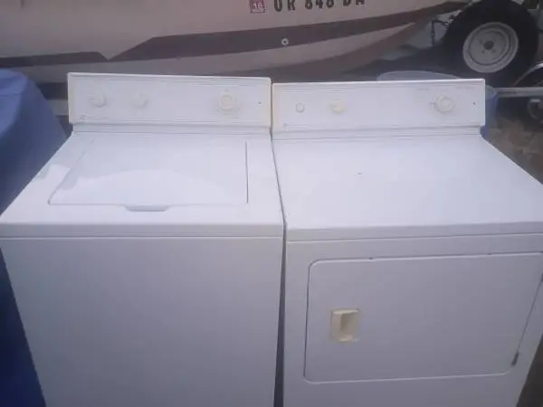 Heavy duty Maytag washer and electric dryer made to last