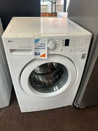 LG Washing Machine Front Load in White Finish