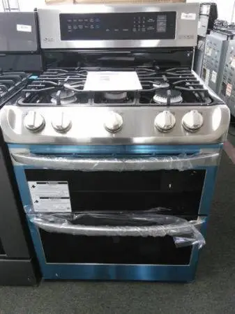 🐵🍓 LG NEW SCRATCH N DENT DOUBLE RANGE OVEN STOVE ALL GAS