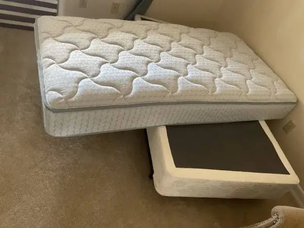 Twin bed and frame
