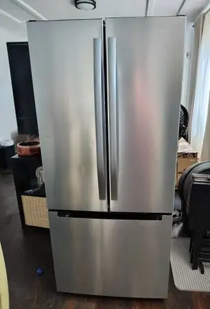 New. Vissani 30 in. 18.4 cu. ft. Standard-Depth French Door Bottom Freezer Refri