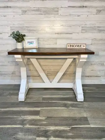 Farmhouse sofa table/ desk- delivery available