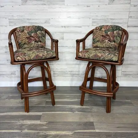 Rattan Specialties Barstool Set Of 2 Barstools *delivery available*