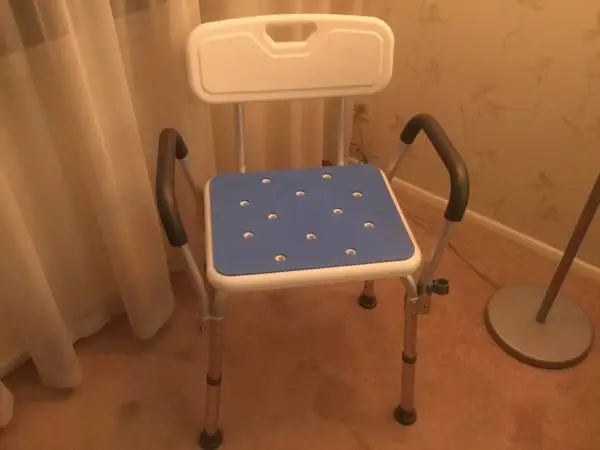 shower chair with arms