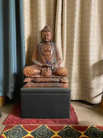 Buddha hand carved from Bali