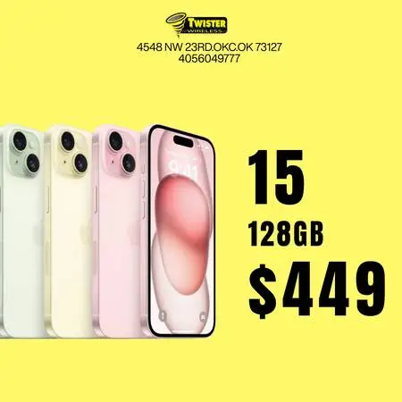 IPHONE 15 128GB UNLOCKED - LIKE NEW - GUARANTEED IMEI