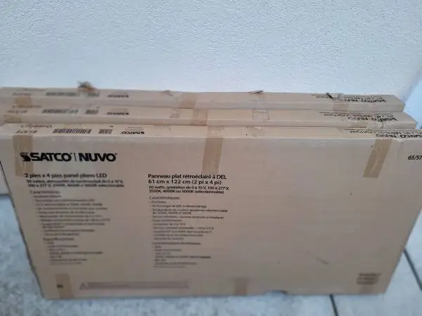 Satco Nuvo 65-323 Led Backlit Flat Panels (3)