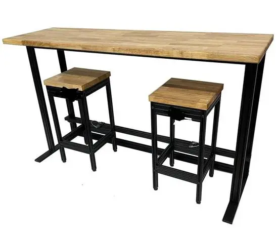 Bar table and chairs