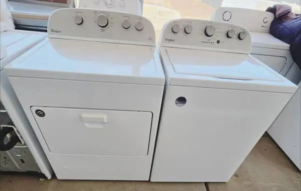 Whirlpool Washer Machine And Gas Dryer (90 DAYS WARRANTY) DELIVERY AVAILABLE