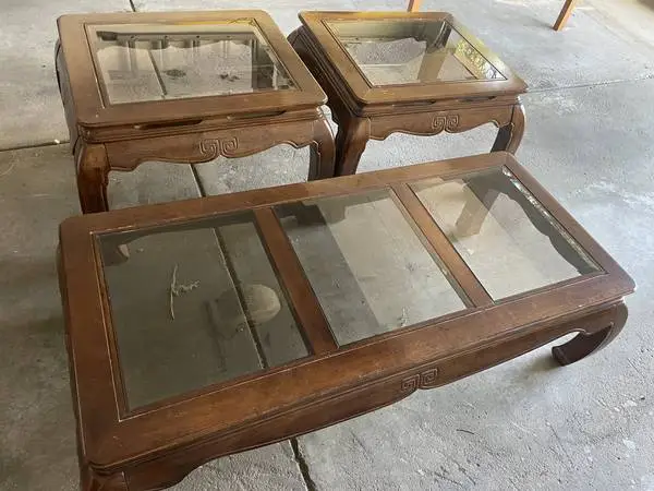 Coffee Table Set with End Tables