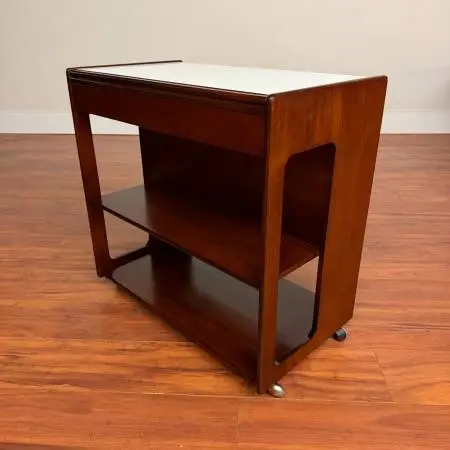 7 Vintage Mid-Century Servers, Bar Carts, Serving Carts