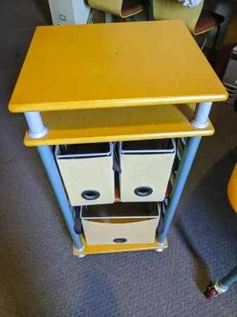 HAWORTH Side Table, Printer Stand , File Stand or Island, File Cabinet