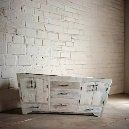 72 reclaimed oak bathroom vanity