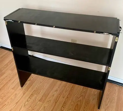 Black Storage Shelve 36” x 10” x 36” HWL Custom Built
