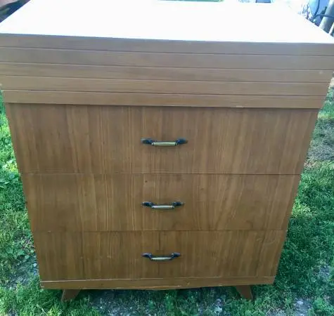 Mid Century Wooden Dresser