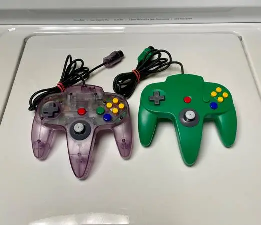 2x GENUINE Nintendo brand N64 video game system Authentic original