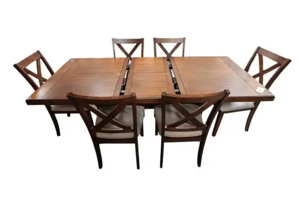 Lathan 7-Piece Dining Table & Dining Chairs Set