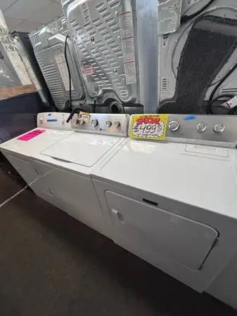 Maytag top load washer & dryer set working perfect